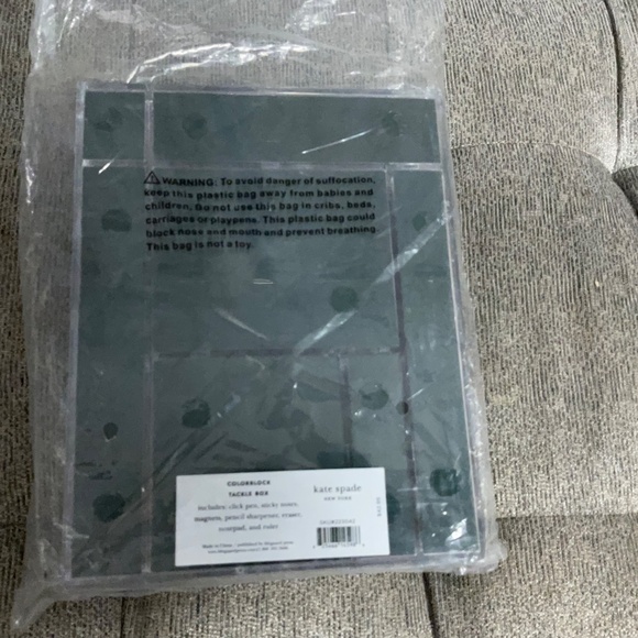 Kate Spade Colorblock Tacklebox office and desk supplies - Picture 3 of 3